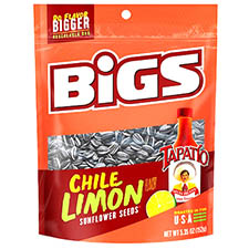 Bigs Sunflower Seeds Tapatio Chile Limon 5.35oz Bag 